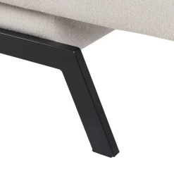 LEEDS - Slaapbank 3-zits - Wit - Polyester