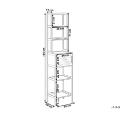 LEHI - Badkamerkast - Lichthout - Bamboe