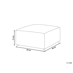LEMVIG - Ottomaan - Donkergroen - Corduroy