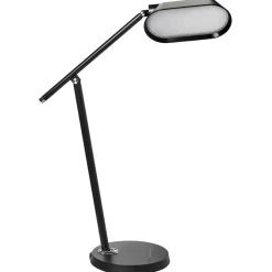 LEONIS - Bureaulamp LED - Zwart - Synthetisch materiaal
