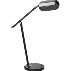 LEONIS - Bureaulamp LED - Zwart - Synthetisch materiaal