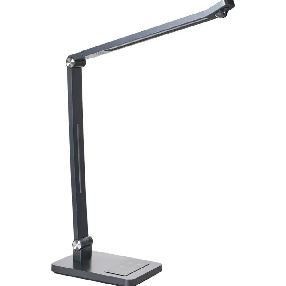 LEPUS - Bureaulamp LED - Donkergrijs - Synthetisch materiaal