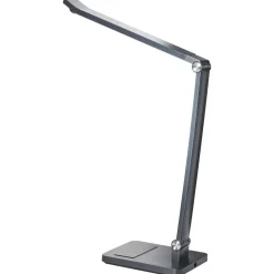 LEPUS - Bureaulamp LED - Donkergrijs - Synthetisch materiaal