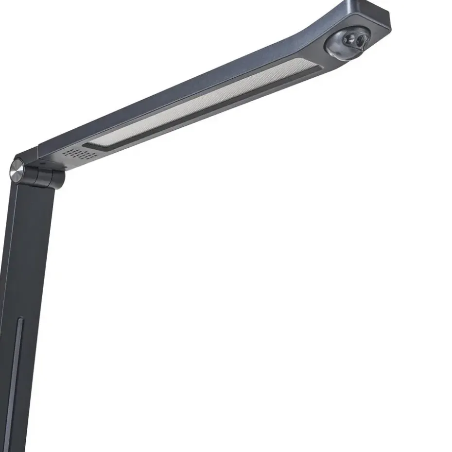 LEPUS - Bureaulamp LED - Donkergrijs - Synthetisch materiaal