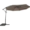 Les - Gemini zweefparasol taupe 3 m