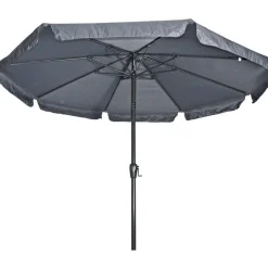 Les - Libra parasol met volant grijs 3 m