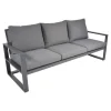 Les - Loungebank Pina Colada nuance 209x80 cm - grijs