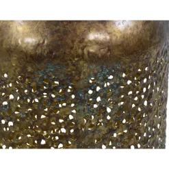 Lesi Living Lantaarn/windlicht - Oosters - metaal - 20 x 32 cm