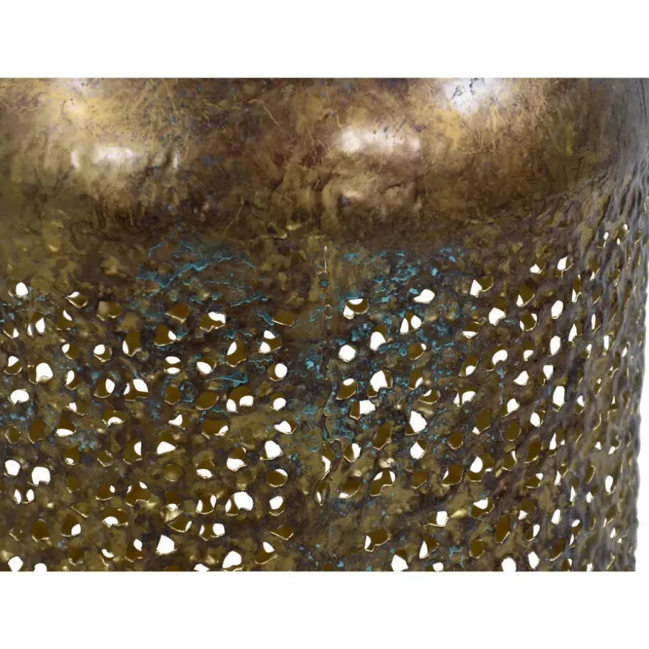 Lesi Living Lantaarn/windlicht - Oosters - metaal - 20 x 32 cm