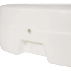 Lesli Living Parasolvoet met wieltjes - wit - 48 x 48 cm - 50 liter