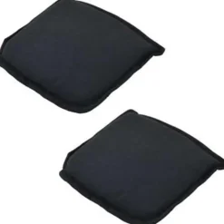 Lesli Living Stoelkussen - antraciet - binnen en buiten - 46 x 47 cm