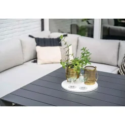 Levanto lounge-diningtafel - 111x111 cm - carbon black