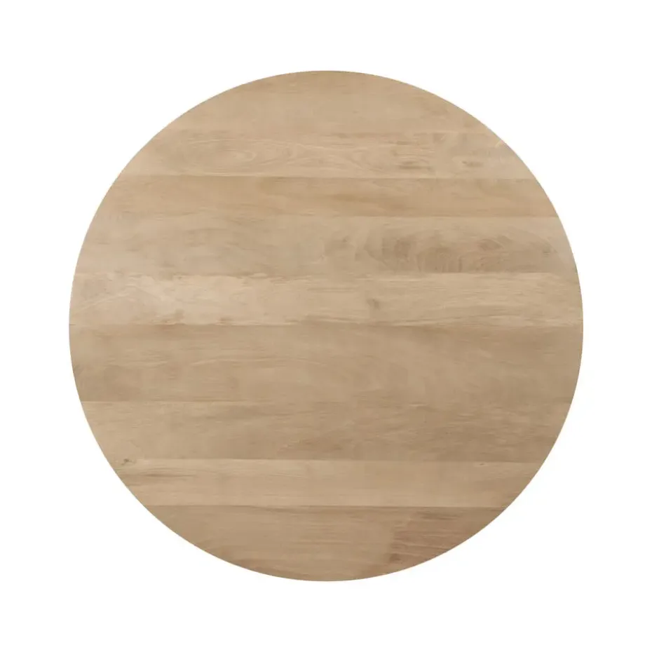 Lewis & Loft Eettafel Lian - Rond ⌀120 - Mangohout - Naturel