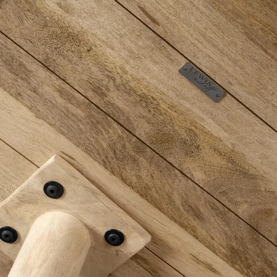 Lewis & Loft Eettafel Lian - Rond ⌀120 - Mangohout - Naturel