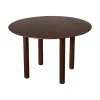 Lewis & Loft Eettafel Lian - ⌀120 - Mangohout - Walnoot bruin