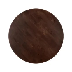 Lewis & Loft Eettafel Lian - ⌀120 - Mangohout - Walnoot bruin