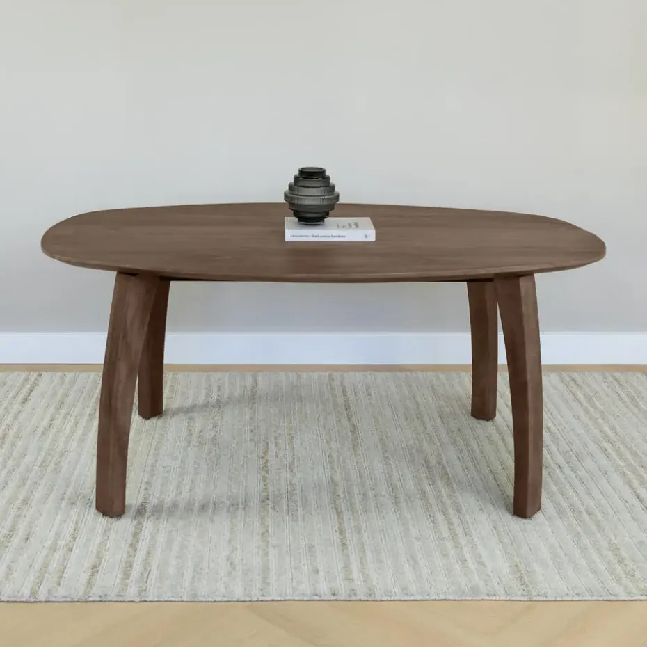 Lewis & Loft Eettafel Luna – Deens ovaal – 160 x 100 cm – Bruin