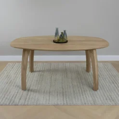 Lewis & Loft Eettafel Luna – Deens ovaal – 160 x 100 cm – Naturel