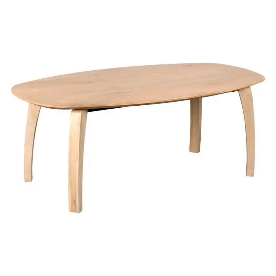 Lewis & Loft Eettafel Luna – Deens ovaal – 180x100 cm – Naturel