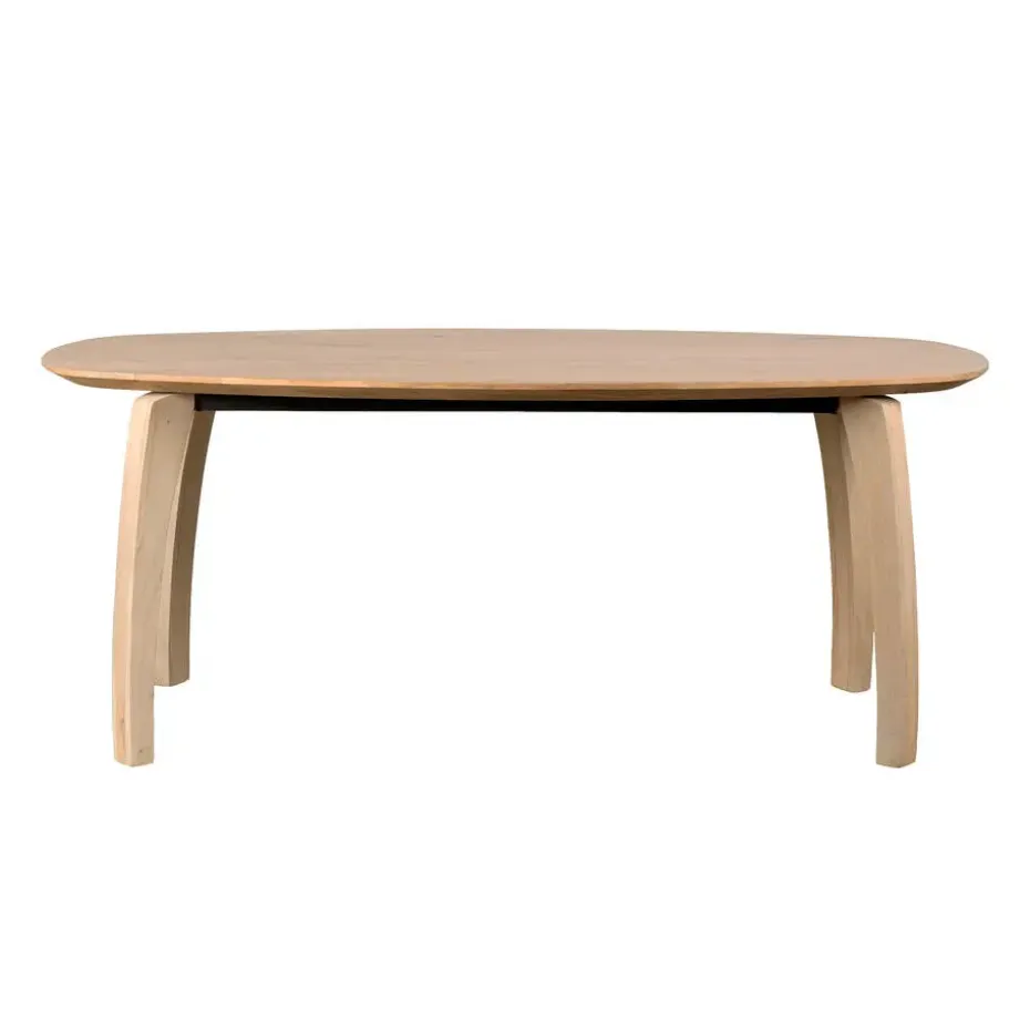 Lewis & Loft Eettafel Luna – Deens ovaal – 180x100 cm – Naturel