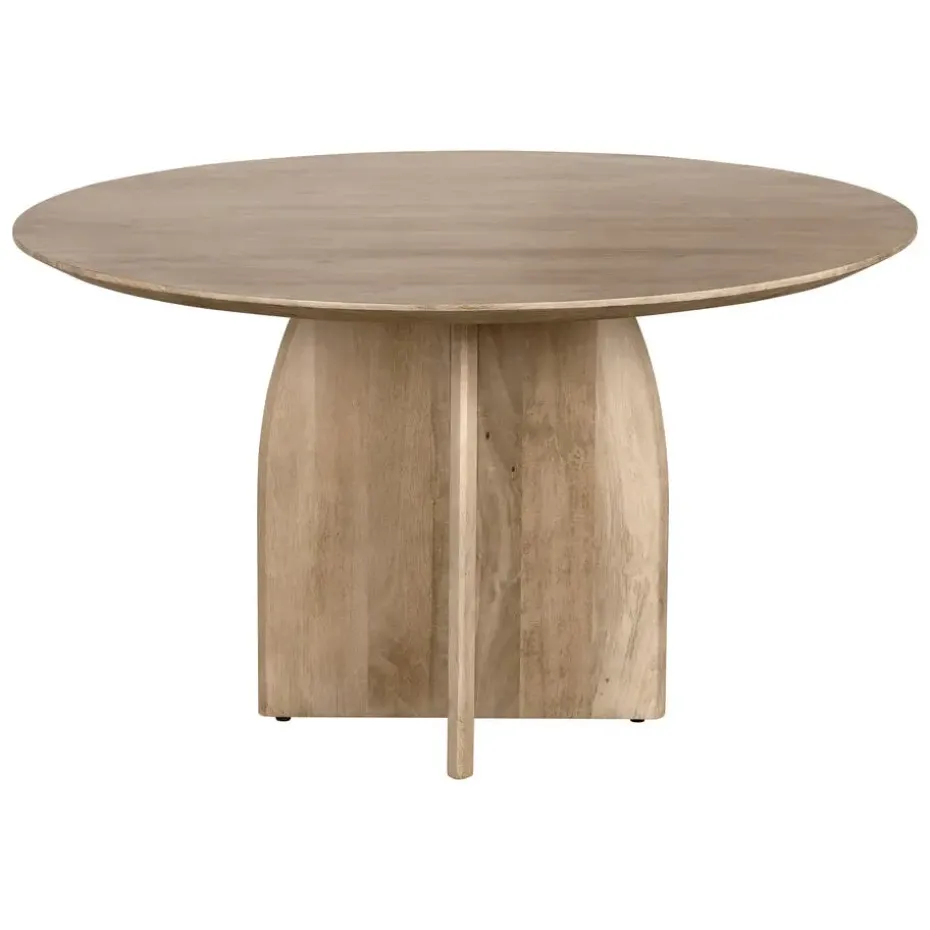Lewis & Loft Eettafel Lupe - Rond ⌀130 - FSC®- mangohout - Naturel