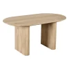 Lewis & Loft Eettafel Lynn - FSC® - Ovaal - 160x90 cm - Naturel