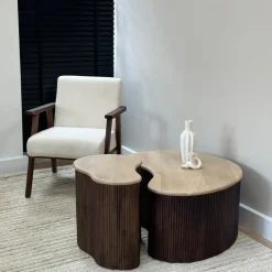 Lewis & Loft Salontafel Lena – Maat L – Mangohout – Bruin