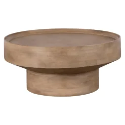 Lewis & Loft Salontafel Luus - FSC® mangohout - Rond ⌀80 cm - Bruin