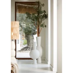 Light & Living - Kavandu vaas deco 37,5x22x81 cm - crème