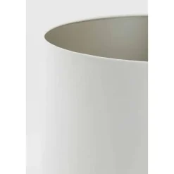 Light & Living - Lampenkap VELOURS - Ø25x18cm - Wit