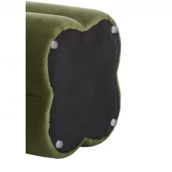 Light & Living - Nalani poef 38x38x45 cm velvet- olijfgroen