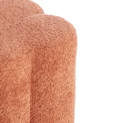 Light & Living - Nalani poef 38x38x45 cm stof - terracotta