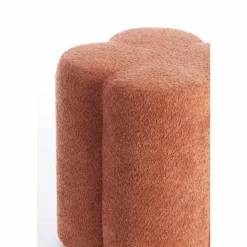 Light & Living - Nalani poef 38x38x45 cm stof - terracotta