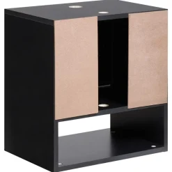 LIMERIA - Wastafelkast - Zwart - Vezelplaat