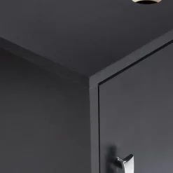 LIMERIA - Wastafelkast - Zwart - Vezelplaat