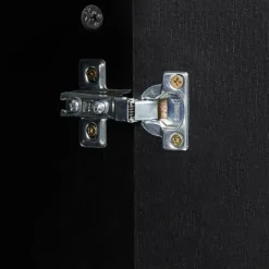 LIMERIA - Wastafelkast - Zwart - Vezelplaat