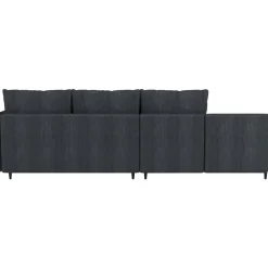 Lindhus - Bank met chaise longue omkeerbaar in corduroy antraciet