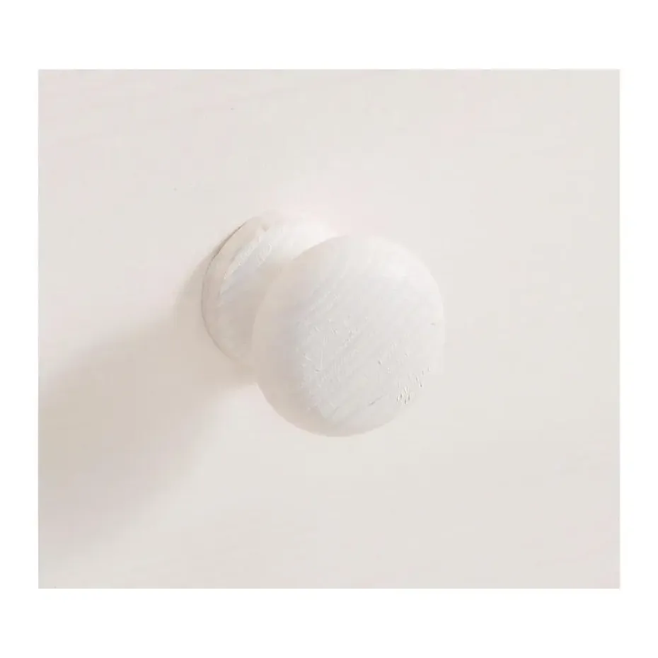 Lisa - Dressoir met 3 deuren en 2 laden in wit gebeitst grenen