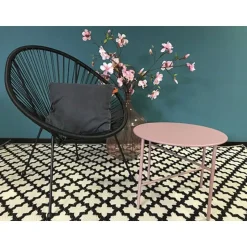 Lisomme Bo draad tuinstoel zwart