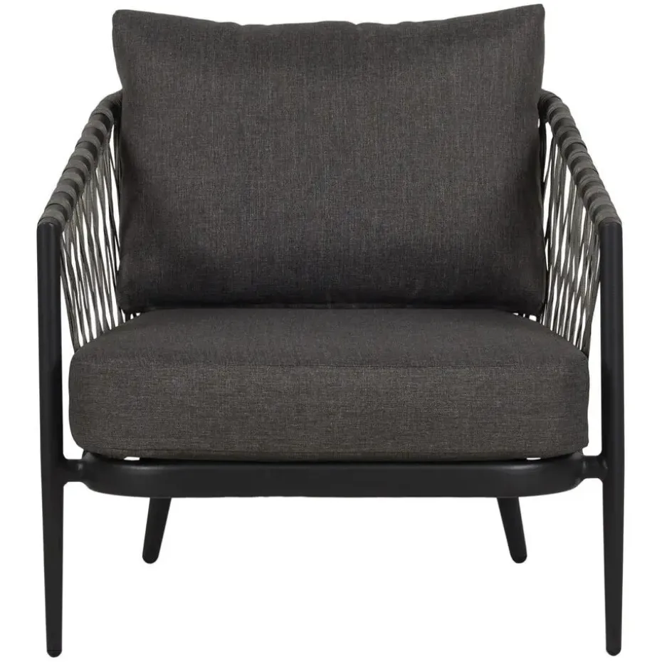 Lisomme Christel 4 delige tuin loungeset donkergrijs