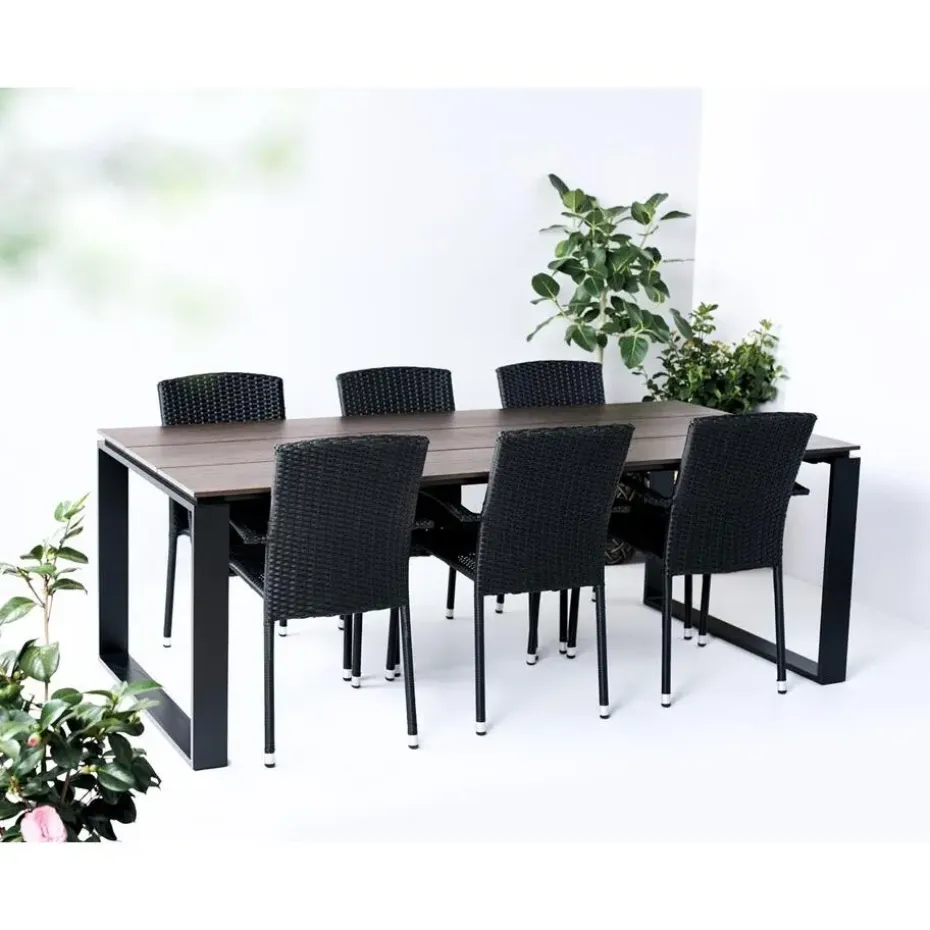 Lisomme Joris tuintafel bruin - 210 x 100 cm