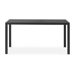 Lisomme Stan tuintafel zwart - 150 x 90 cm