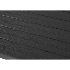 Lisomme Stan tuintafel zwart - 150 x 90 cm