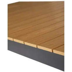 Lisomme Stef tuintafel bruin - verlengbaar - 205 x 100 cm