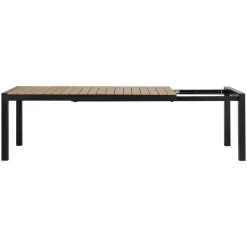 Lisomme Stef tuintafel bruin - verlengbaar - 205 x 100 cm