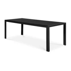 Lisomme Vinn tuintafel zwart - 205 x 90 cm