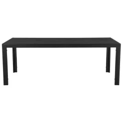 Lisomme Vinn tuintafel zwart - 205 x 90 cm