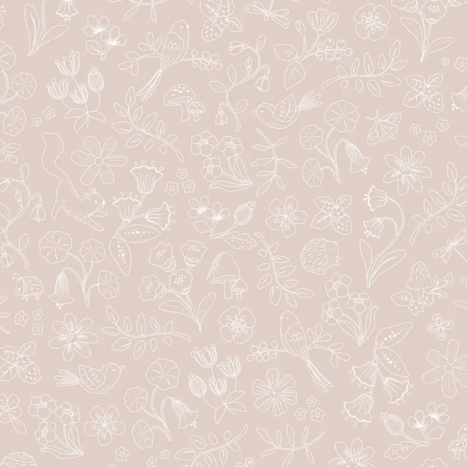 Little Dutch Fairy Wonders Behang Kinderkamer - Bloemen - 10mx53cm