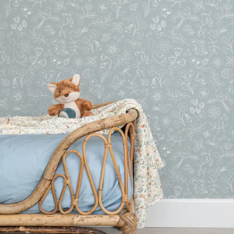 Little Dutch Forest Wonders Behang Kinderkamer - Dieren - 10mx53cm