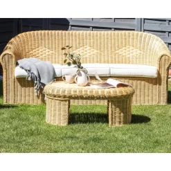 LIVADEIA - Tuintafel - Natuurlijk - Rotan